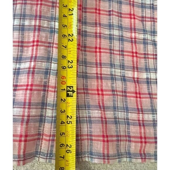 Tommy Hilfiger | Women’s Long Sleeve Plaid Pattern Button Down Blouse Top Sz S/P - Picture 8 of 8